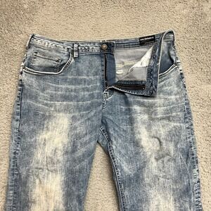 Buffalo David Bitton Driven-X Jeans Mens 40x30 Relaxed Straight Stretch Denim
